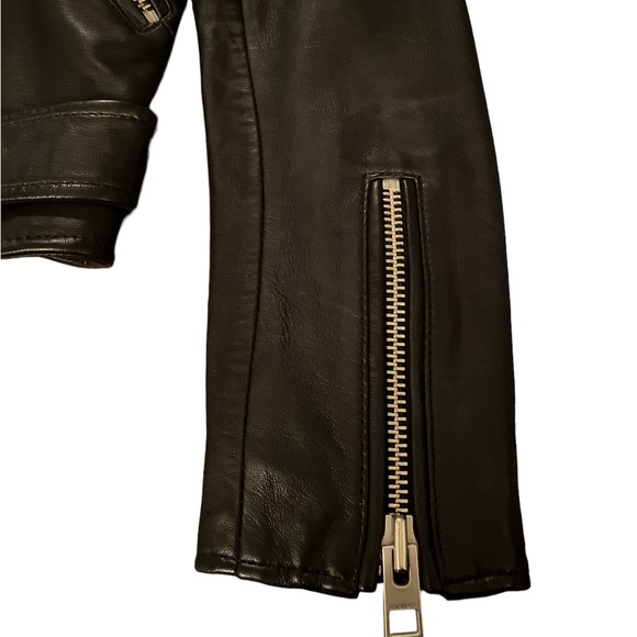NWOT All Saints Balfern leather biker jacket 
Size US 4 - Picture 11 of 13